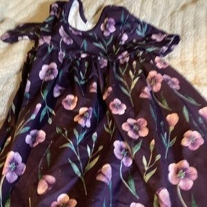 Little Millie purple flower dress